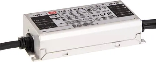 MW Mean Well XLG-75-24-A LED-Treiber - Beleuchtung - Leistungsstarker LED-Treiber mit einstellbarem Strom von 1550-3100 mA, ideal für anspruchsvolle Anwendungen und bietet Überlast- sowie Überspannungsschutz.