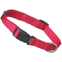 scarlet products Hunde-Halsband, scarlet pet Hundehalsband »Universal« Klickverschluss multifarbe/Größe rot 32 cm
