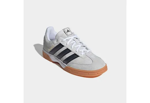 adidas Spezialist Indoor Schuh für Herren – Weiß - Reguläre Passform, Schnürsenkel und hochwertiges Obermaterial aus Textil und Leder. Das Torsion System ermöglicht eine optimale Bewegungsfreiheit für sportliche Leistungen.