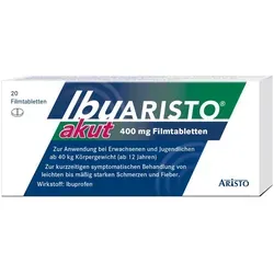 Ibuprofen Ibuaristo akut 400 mg Filmtabletten