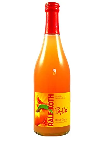 Palio - Bellini Secco mit Fruchtmark vom Pfirsich 0,75l - Fruchtiger Perlwein - Prämiert aus Deutschland