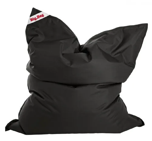 Sitting Point Sitzsack BigBag BRAVA schwarz - Sitzsack in elegantem Schwarz aus der Brava-Serie, ideal für entspanntes Sitzen und gemütliche Abende.