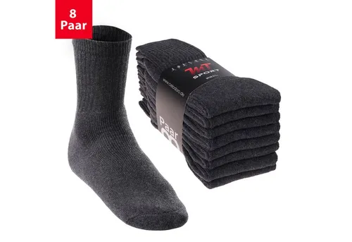 MT Tennissocken 8 Paar, 16 Paar Tennissocken für Damen & Herren