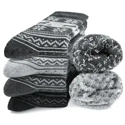 OCCULTO Norwegersocken Damen Norweger Socken 6er Pack (Modell: Frida) (6-Paar) grau 35-38