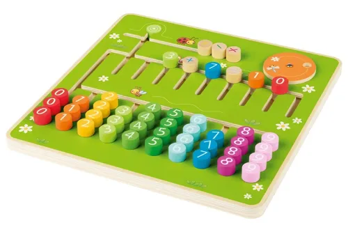 Playtive Montessori Rechenset Rechen Spiel Zahlen Rechen Plus Minus Mal