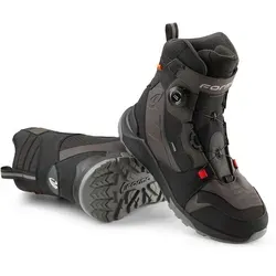 Forma Adv Kite Dry Motorrad Stiefel, schwarz-braun, Größe 46 für Männer - Hochwertige Motorradstiefel aus strapazierfähigem Textilmaterial mit stoßdämpfender Sohle. Ideal für Sicherheit und Komfort beim Fahren. Perfekt für Abenteuer auf zwei Rädern.
