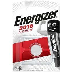 Energizer CR2016 Lithium Knopfzelle 3V Batterie - 1er Verpackung