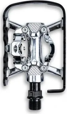 RFR Pedale TWIN black - Fahrradpedale mit rutschfester Oberfläche für sicheren Halt und optimale Kontrolle beim Fahren.