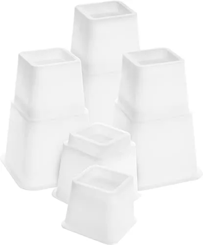 Utopia Bedding 8 Stück Hochwertige verstellbare Möbelerhöher