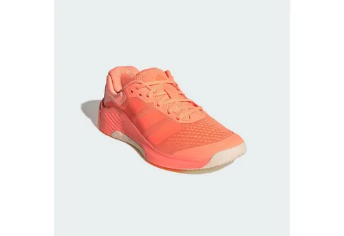 ADIDAS Damen Workoutschuhe Dropset 4 Trainingsschuh - Vielseitiger Trainingsschuh für funktionelles Krafttraining, bietet Stabilität und Komfort dank atmungsaktivem Obermaterial und verstellbarem Schnürsystem. Ideal für Krafttraining, Muskelausdauerübungen und kurze Laufeinheiten.