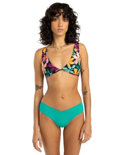 Billabong Highwaist-Bikini-Hose Sol Searcher Fiji Blau - Bikinihose von Billabong mit klassischem Schnitt und mittlerer Bedeckung. Das weiche, elastische Material sorgt für hohen Tragekomfort – ideal für Strand und Pool.