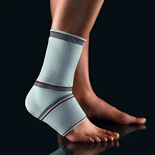 bort 054700 medium links silber select TaloStabil Aktiv-Sprunggelnkbandage, links medium, silber