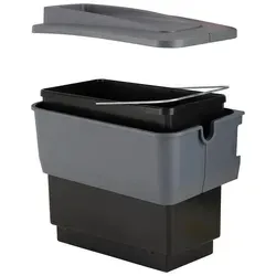 Einbauabfallsammler 512880 - Haushaltszubehör, hochwertiger Kunststoffabfallsammler mit 14 l Volumen und praktischer Ablagefläche, ideal für eine ordentliche und funktionale Küche.