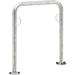 WSM Fahrradständer Trust 11 - Anlehnparker für 2 Fahrräder - Stabiler, beidseitig nutzbarer Fahrradständer aus feuerverzinktem Stahl, ideal für die Bodenmontage. Mit integrierten Rundösen für Fahrradschlösser und Made in Europe Qualität.