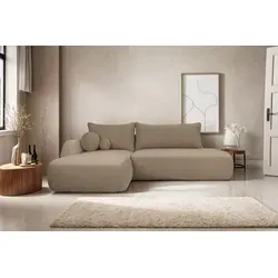 Kaiser Möbel Ecksofa Fabo mit Schlaffunktion und Bettzeugcontainer