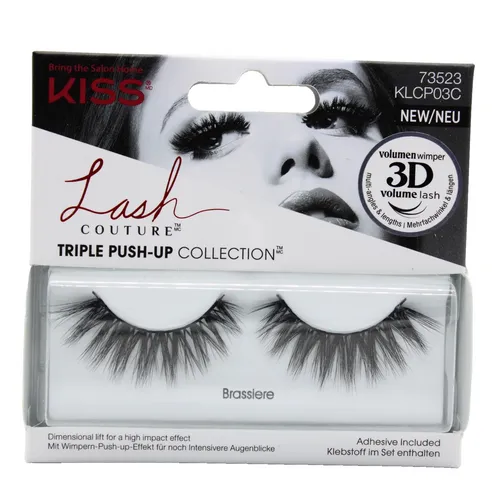 KISS Lash Couture Triple Push-Up Collection False Lashes BRASSIERE 3D 73523 NEU