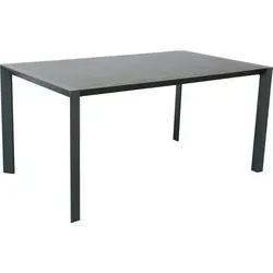Dehner Ausziehtisch Cleveland 160/240 cm – Eleganter Aluminium/Keramik Tisch - Esstisch für bis zu 10 Personen, mit kratzfester Keramikplatte und robustem Aluminiumgestell. Ideal für gesellige Runden im Freien, witterungsbeständig und pflegeleicht.