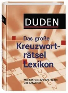 Produktbild Das große Kreuzworträtsel-Lexikon Duden
