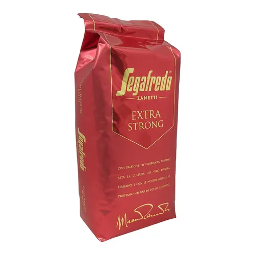 Segafredo Extra Strong rot Espresso - 1 Kg - Kaffee - Hochwertige Kaffeebohnen aus Italien mit intensivem Geschmack, ideal für Espresso-Liebhaber. Top MHD bis 02/2026!