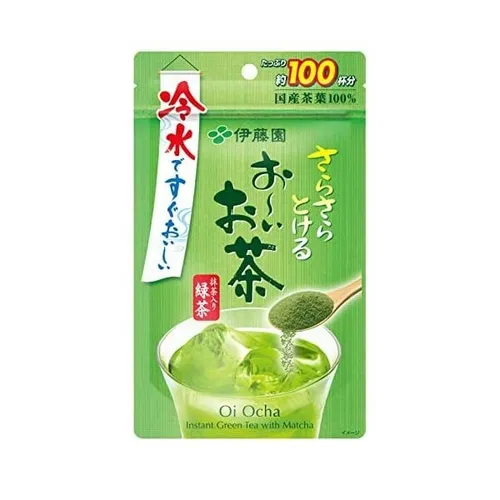 ITOEN Oi Ocha Grüntee Pulver 80g 100 Tassen Matcha Mischung Neu JP