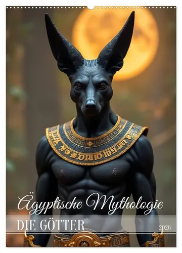 CALVENDO Wandkalender Ägyptische Mythologie - Götter, Helden und Monster (Wandkalender 2026