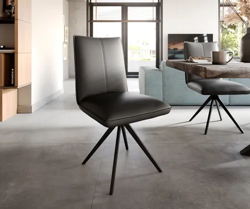 DELIFE Esszimmerstuhl Lelio-Flex in schwarz von Delife