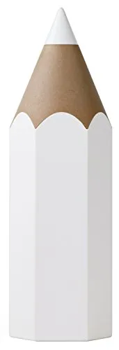 Qualy Stifteköcher Dinsor in Stiftform - Stiftköcher in einzigartiger Stiftform, aus robustem ABS, ideal für die kreative Büroorganisation und sorgt für ein fröhliches Ambiente auf Ihrem Schreibtisch.