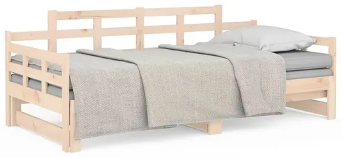 Produktbild vidaXL Ausziehbares Tagesbett aus Kiefernholz 80x200 cm