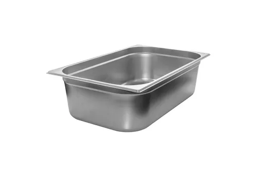 AcMax Thermoschüssel GN 1/1 - 21 Liter Edelstahl - Praktische Thermoschüssel für Gastronomie, aus hochwertigem Edelstahl oder Polycarbonat. Ideal für die Aufbewahrung und den Transport von Speisen. Für professionelle Anwendungen in der Küche geeignet.