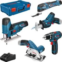 Bosch Professional Akku-Geräteset 5er Werkzeug-Set 12V