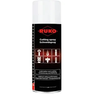 RUKO Schneidöl Schneidspray, 101036, für Metallbearbeitung, Spray 400ml