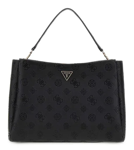 GUESS Tisha Girlfriend Satchel Handtasche Tasche Black Logo schwarz
