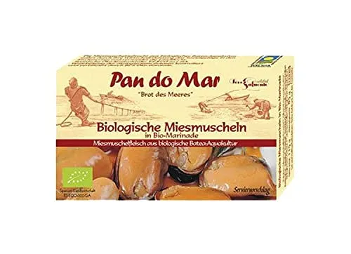 Pan do Mar Miesmuscheln in Bio Marinade, (115 g)