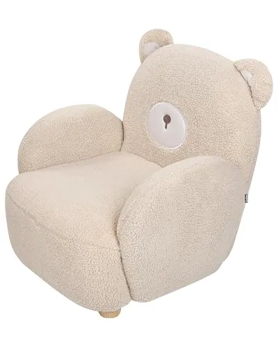Bärenform Kinder Sessel aus Polyester Kunstfell