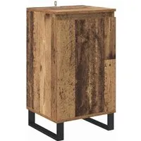 vidaXL Sideboard aus Holzwerkstoff 40 x 35 x 70 cm - Elegantes Sideboard aus Holzwerkstoff mit großzügigem Stauraum und minimalistischer Optik. Ideal für Wohn- und Essbereiche, sorgt für Ordnung und bringt Stil in Ihr Zuhause.