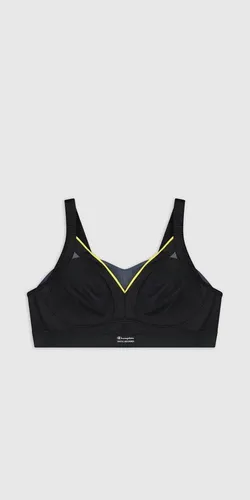 Shock Absorber Active Shaped Support BH für Damen - Schwarz - 100C - Funktionsunterwäsche mit mittelstarkem Halt, ideal für verschiedene sportliche Aktivitäten und optimalen Tragekomfort.