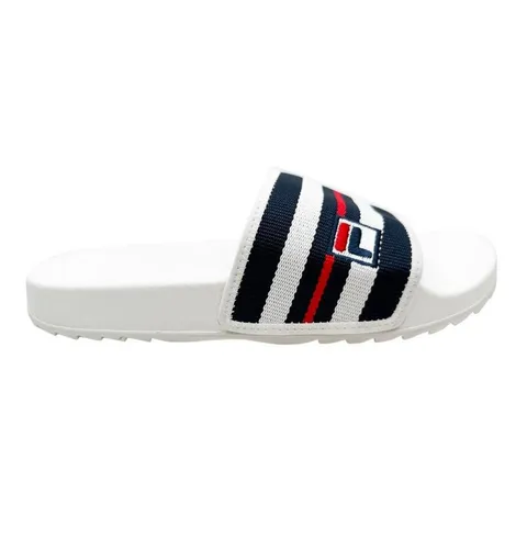 Fila Heritage Slides Badeschuhe in weiß von FILA