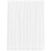 vidaXL Spitzenvorhang Weiß 300x245cm - Eleganter Polyester-Vorhang in Weiß, ideal für stilvolle Fensterdekoration. Mit seinen großzügigen Maßen von 300x245cm sorgt er für eine helle und freundliche Atmosphäre.
