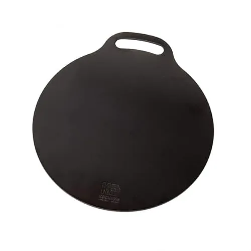 KOCKUMS Pizzastahl Backstahl 35 cm - Perfekte Pizza Zuhause - Pizzapfannen aus schwedischem Kohlenstoffstahl, leitet Wärme 14-18 Mal besser als Pizzasteine für knusprige Pizzen in Restaurantqualität.