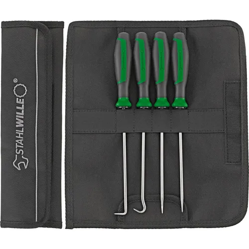 STAHLWILLE Hakenwerkzeug Set 4-tlg. extra lang 250 mm von STAHLWILLE