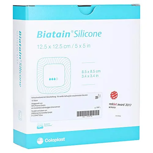 Biatain Silicone Schaumverband 12.5x12.5cm