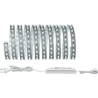 Paulmann 705.80 Innenleuchte, Integriert, Silber - LED Streifen - Energieeffizienter LED Streifen mit einfachem Stecksystem für unkomplizierte Montage. Ideal für kreative Lichtgestaltungen in jedem Raum.