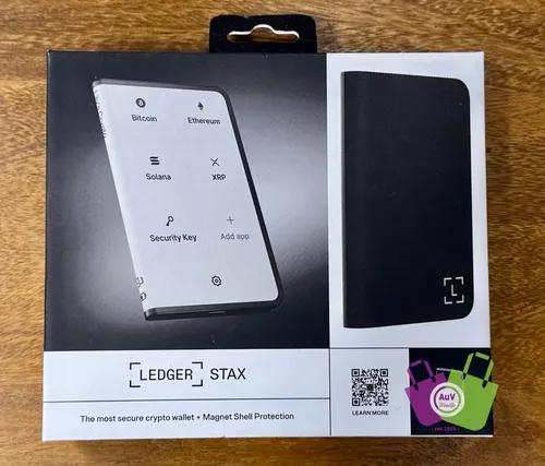 LEDGER SAS Stax Crypto Wallet mit Wiederherstellungsschlüssel - Sichere Hardware Wallet für Kryptowährungen mit integriertem Wiederherstellungsschlüssel, ideal für den Schutz Ihrer digitalen Vermögenswerte.
