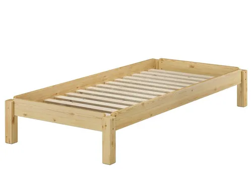 ERST-HOLZ Stapelbett Gästebett 90 x 200 Kiefer Massiv mit Rollrost