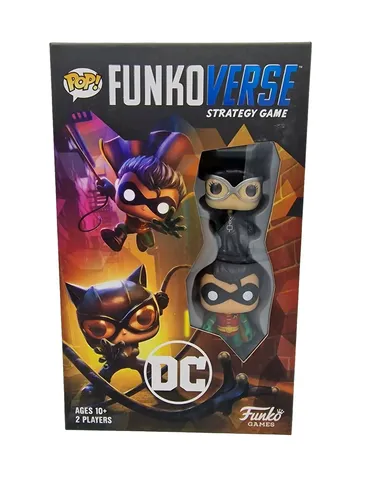 Funkoverse DC-Universum Spiel FunkoGames Robin Catwoman FunkoPop Englisch