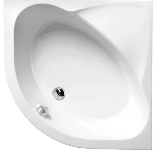 HAK Duschwanne SELMA 90x90 cm - Viertelkreis Duschwanne aus Acryl mit Füßen, ideal für ein komfortables Fußbad und eine elegante Badezimmergestaltung.