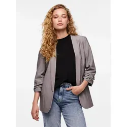 PIECES Damen Pcboss Noos 3/4 Blazer, Light Grey Melange - Eleganter 3/4-Ärmel Blazer für Damen in regulärer Passform, perfekt für schicke Anlässe oder den Alltag, aus hochwertigem, komfortablem Material.