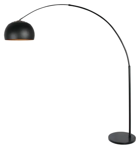 Steinhauer Stehlampe Globe Schwarz Metall Bogenlampe E27 4911ZW