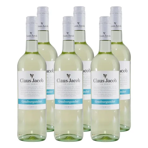 Claus Jacob Grauburgunder Qualitätswein 6 x 0,75L