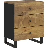 vidaXL Nachttisch aus massivem Mango-Holz von vidaXL